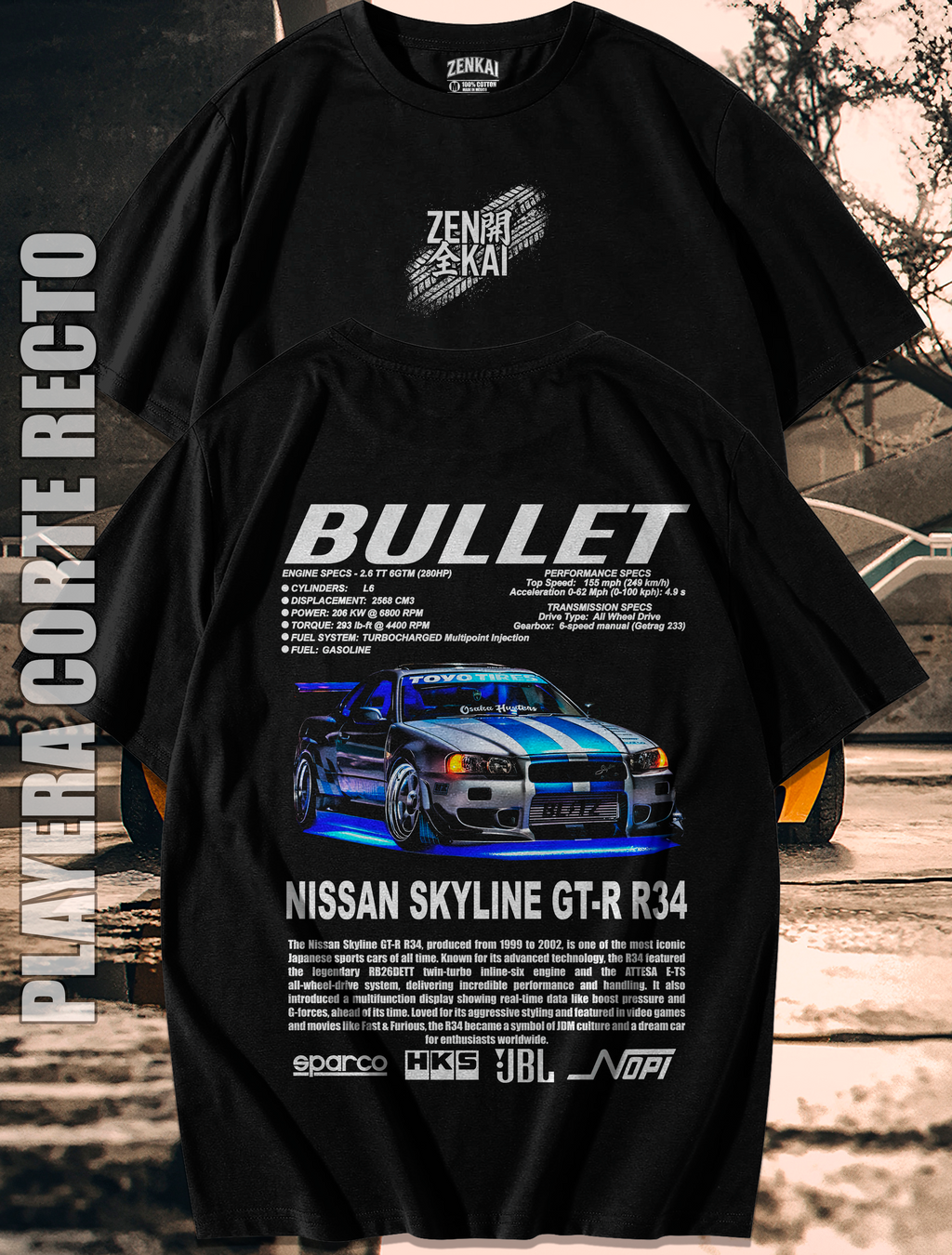 Nissan Skyline GTR34 "Bullet"